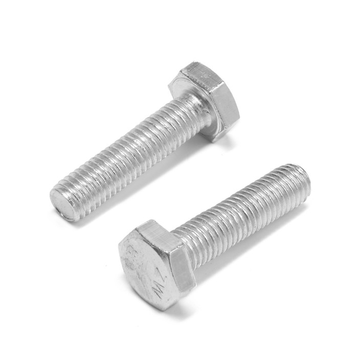 Болт ТУНДРА, оцинкованный, DIN 933, класс прочности 8.8, М10х40 мм, 1 кг Болт ТУНДРА, оцинкованный, DIN 933, класс прочности 8.8, М10х40 мм, 1 кг