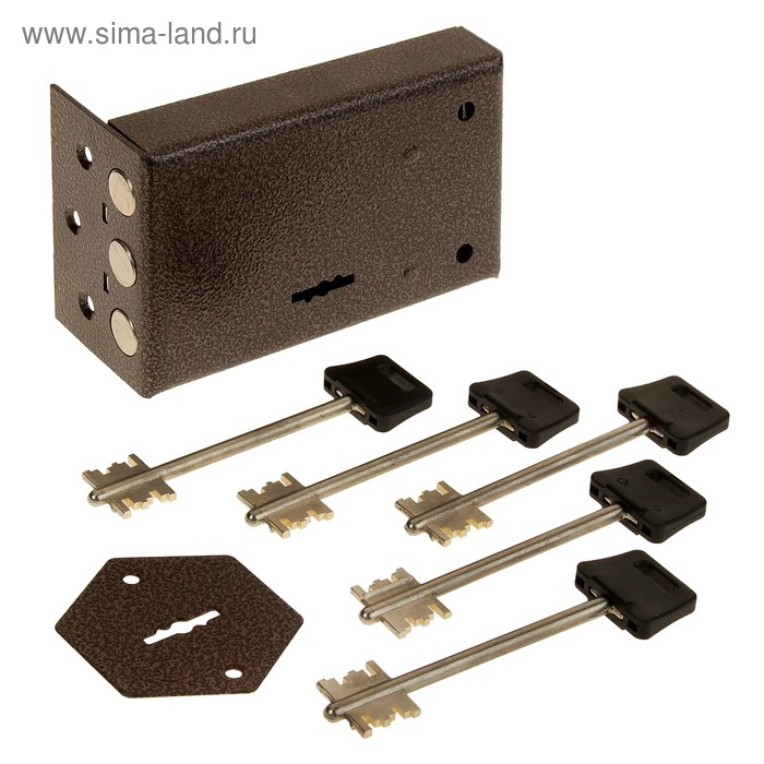 Замок накладной Замок накладной "Сенат" ЗНС-5 (136) Соболь, б/о, 5 ключей