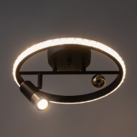 Люстра "Акрополь" 35Вт LED черный, золото 2700-6400k 30х30х15см Люстра "Акрополь" 35Вт LED черный, золото 2700-6400k 30х30х15см