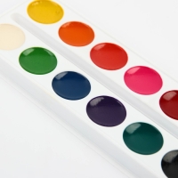 Акварель медовая &laquo;Минни и единорог&raquo;, 12 цветов, в картонной коробке, без кисти