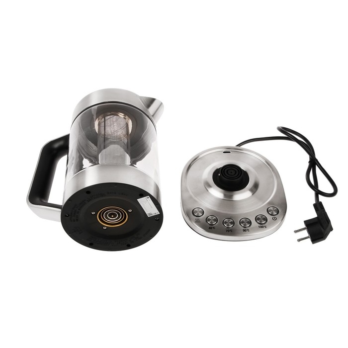 Чайник электрический Windigo LSK-1807, стекло, 1.7 л, 2200 Вт, регулировка t&deg;