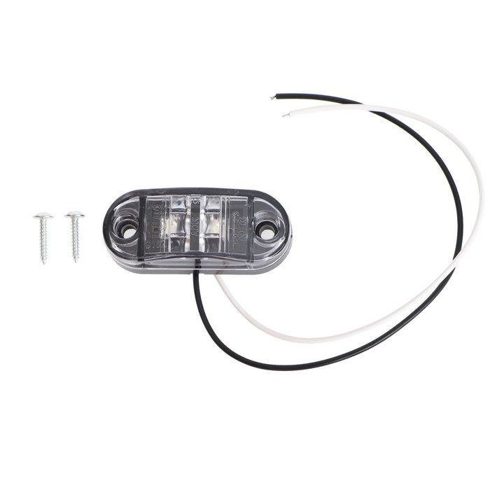 Плафон подсветки номера 12-24 В, 76&times;30 мм, провод 18 см