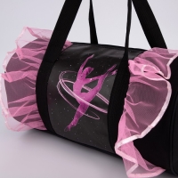 Сумка детская спортивная для девочки &laquo;Космическая гимнастка&raquo;, 40 х 20 х 20см