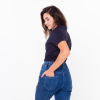 Джинсы женские, цвет синий, размер 33 (48-50)