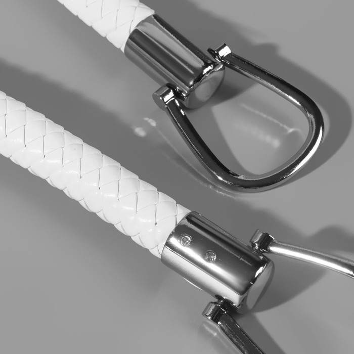 Ручка для сумки, 55 см, цвет белый Ручка для сумки, 55 см, цвет белый