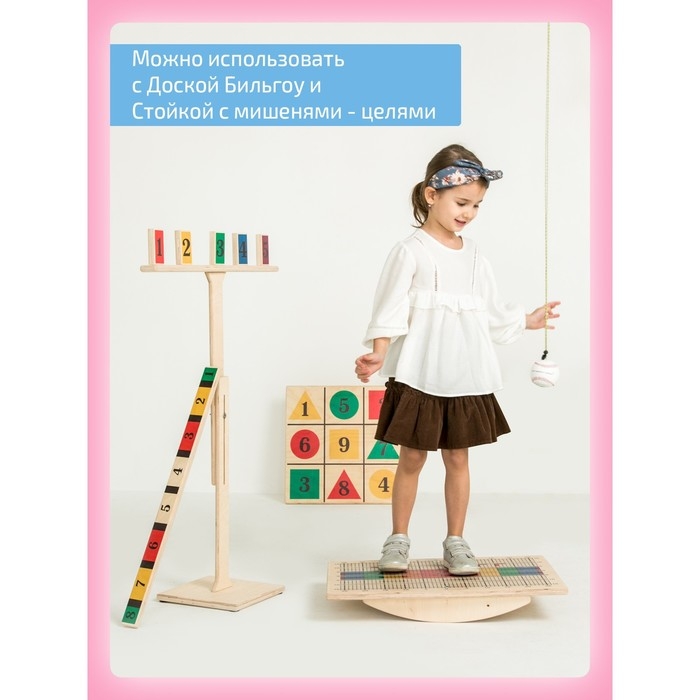 Доска Бильгоу + 10 предметов, комплект &laquo;Успех&raquo; для мозжечковой стимуляции