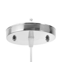 Светильник "Ренесми" 1хЕ27 40Вт хром 12х12х18-118 см Светильник "Ренесми" 1хЕ27 40Вт хром 12х12х18-118 см