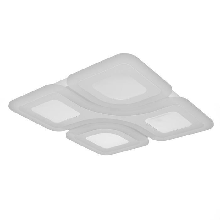 Люстра с ПДУ 10005/4 LED 180Вт 3000-6000К диммер с подсветкой белый 50х50х10 см BayerLux