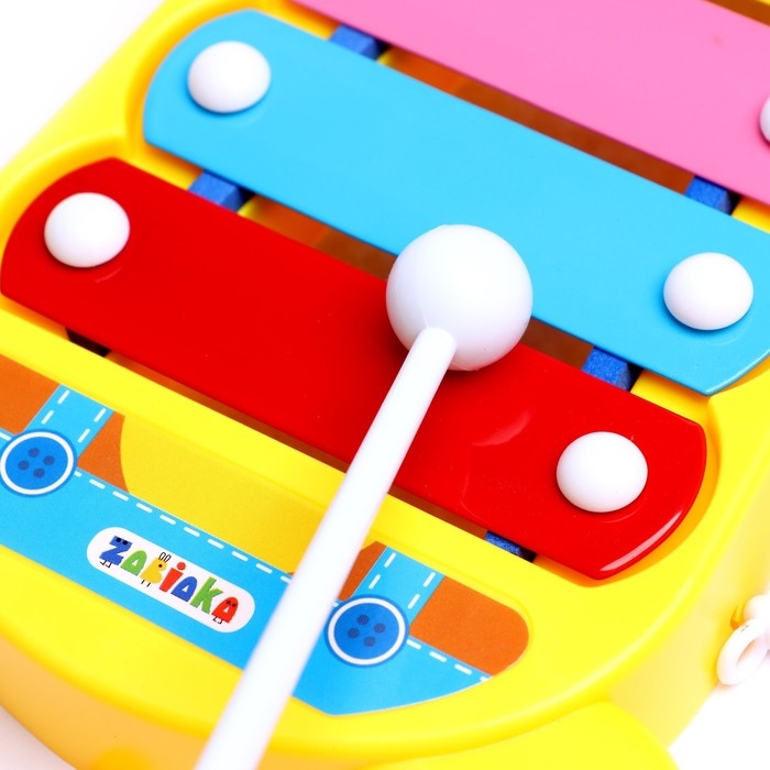 Металлофон &laquo;Мишка&raquo;, цвета МИКС