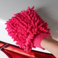 Варежка для уборки авто TORSO, двухсторонняя, 17×13.5 см, микс Варежка для уборки авто TORSO, двухсторонняя, 17×13.5 см, микс