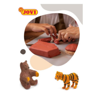 Масса для лепки JOVI, самозатвердевающая, полимерная, 1000 г, терракота Масса для лепки JOVI, самозатвердевающая, полимерная, 1000 г, терракота