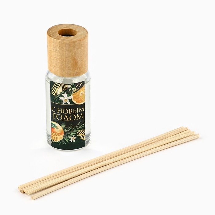 Новый год! Аромадиффузор ароматический палочки &laquo;Новогодняя коллекция: С новым годом&raquo;, аромат цитрус, 20 х 12,5 х 5 см