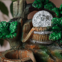 Фонтан "Прохлада леса" 12х12х18 см (с подсветкой)