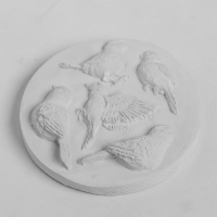 Молд силикон "Птицы" 1,5х3,5 см-1,5х4,5 см  МИКС