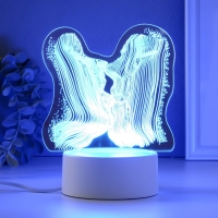Светильник "Поцелуй" LED RGB от сети RISALUX