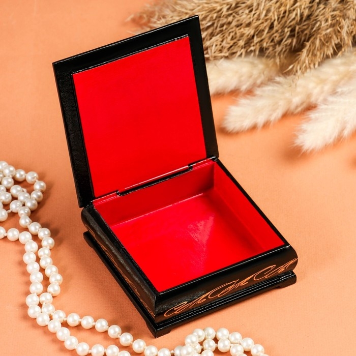 Шкатулка &laquo;Букет подсолнухов в вазе&raquo;, 10&times;10 см, лаковая миниатюра