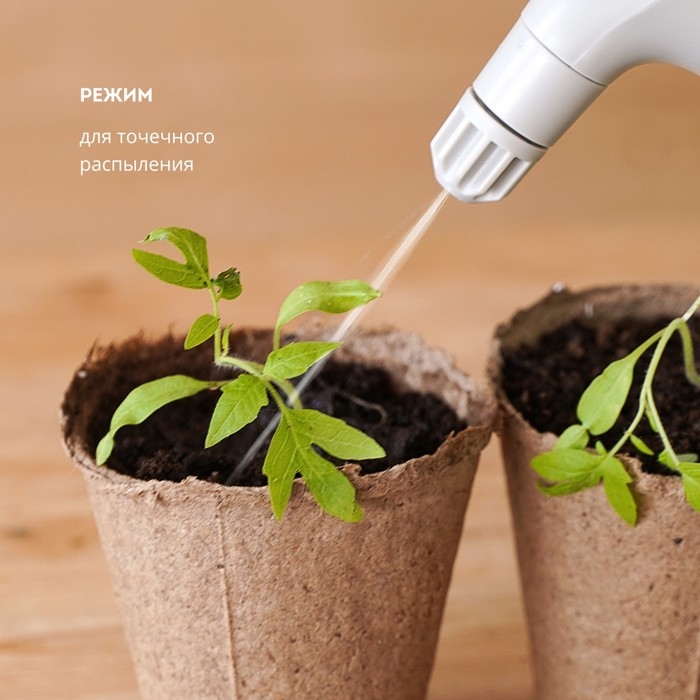 Опрыскиватель для растений Galaxy LINE GL 6900, 5 Вт, 1.5 л, 2 режима, от АКБ, зелёный