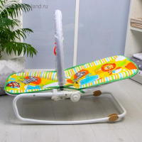 Шезлонг - качалка для новорождённых &laquo;Африка&raquo;, игровая дуга, игрушки МИКС