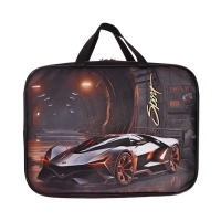 Папка с ручками текстильная А4, 350&times;270&times;80 мм, Stavia &laquo;Машина&raquo;