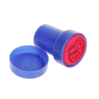 Печать цветная &laquo;Смайлы&raquo;, набор 5 шт., диаметр &mdash; 2 см, МИКС