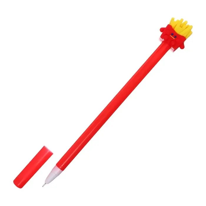 Ручка - прикол гелевая &laquo;Фастфуд&raquo;, синий стержень, МИКС