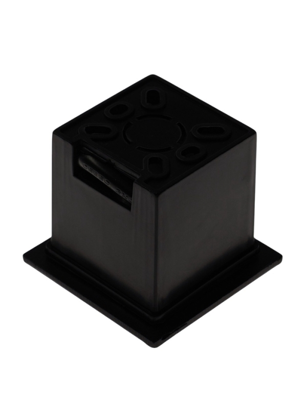 Встраиваемый светильник для лестницы, IP65, 3 Вт, 6500К, 48x48, квадрат, черный