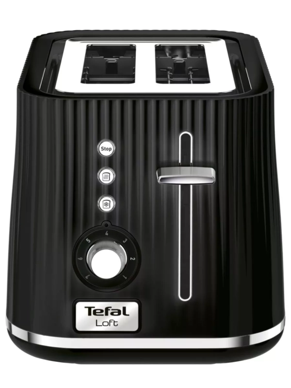 Тостер Loft 2S TT761838, черный, 850 Вт, 2 слота