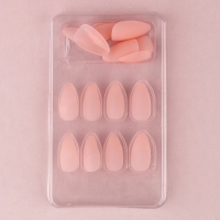 Накладные ногти «Естественные», 24 шт, клеевые пластины, форма миндаль, цвет матовый светло-бежевый Накладные ногти «Естественные», 24 шт, клеевые пластины, форма миндаль, цвет матовый светло-бежевый