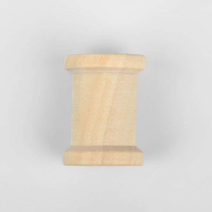 Набор деревянных катушек без покрытия, 15 шт, d = 2 &times; 2,5 см