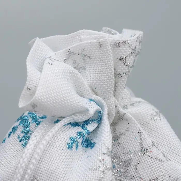 Мешочек подарочный холща &laquo;С Новым Годом&raquo;, 10 х 12 см +/- 1.5 см