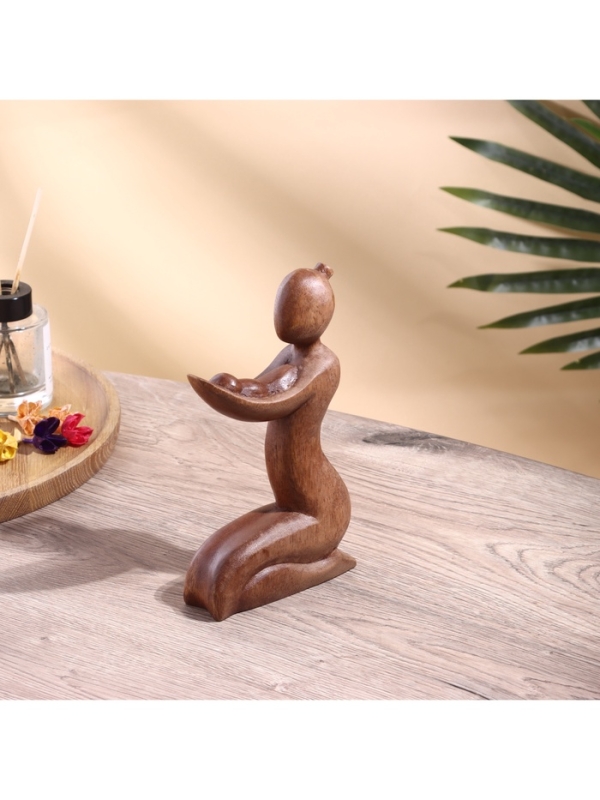 Сувенир "Мать с ребёнок" дерево суар, 12х3,5х20 см