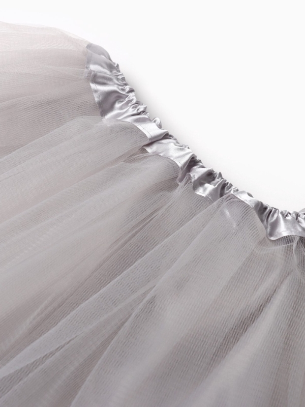 Юбка сетка детская KAFTAN, серый, размер 28