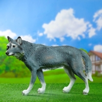 Садовая фигура из полистоуна &laquo;Волк&raquo;, 43&times;21&times;58 см