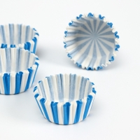 Форма для выпечки "Калейдоскоп" синяя, 3,5 х 2 см набор 300шт 7011026