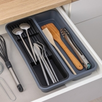 Лоток для столовых приборов и ножей, 40&times;26&times;5,1см, 2 отделения