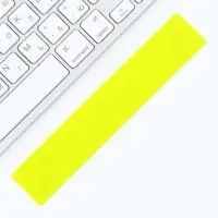 Линейка пластиковая 15 см &laquo;Эмодзи&raquo;, с таблицей умножения, неоновый корпус