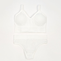 Комплект женский (топ, трусы) цвет белый, размер 42-44