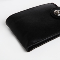 Портмоне мужское на магните, отдел для купюр, для карт, для монет, цвет чёрный Портмоне мужское на магните, отдел для купюр, для карт, для монет, цвет чёрный