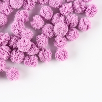 Набор деталей для декора &laquo;Бомбошки&raquo;, 100 шт., размер одной шт. &mdash; 1 см, цвет фиолетовый