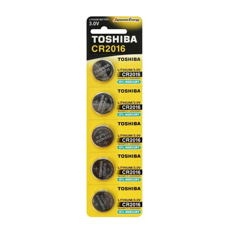 Батарейка Toshiba CR2016 BL5 Lithium 3V