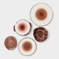 Блюдо для подачи Magistro "Wood" 20,5см 20,5х18,7х5,5 см