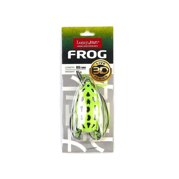 Приманка мягкая LJ 3D Series FROG 2.6in (06.50)/002 1шт. Приманка мягкая LJ 3D Series FROG 2.6in (06.50)/002 1шт.