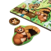 Пазл деревянный музыкальный «Кто где живёт?» Пазл деревянный музыкальный «Кто где живёт?»