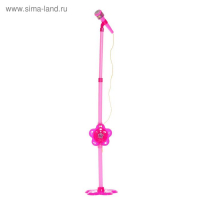 Микрофон «Волшебная музыка», цвет розовый Микрофон «Волшебная музыка», цвет розовый