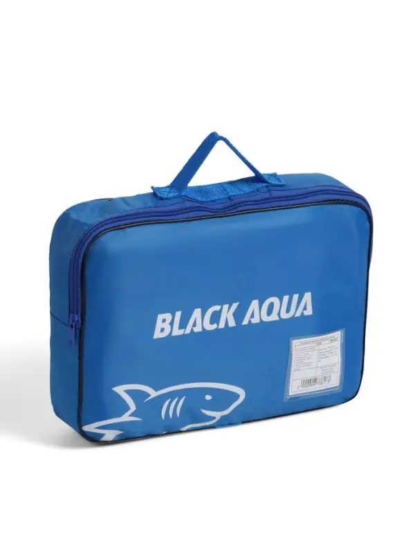 Коньки детские раздвижные BlackAqua, р. 26-29, для фитнеса, синие