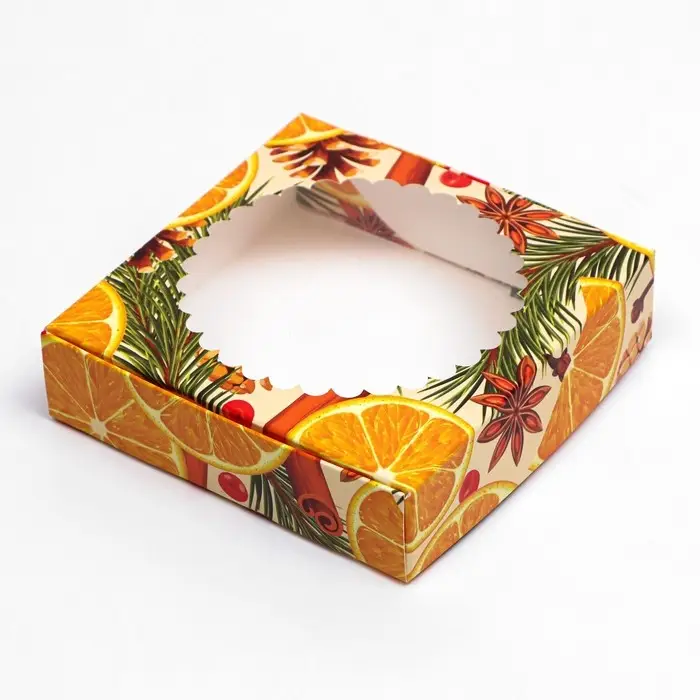 Коробка &laquo;Апельсиновая вечеринка&raquo; 11.5&times;11.5&times;3.2 см