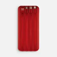 Аккумулятор Omni Qi 10000 мАч, ver.2, красный