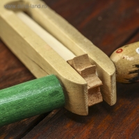 Сувенирный музыкальный инструмент "Трещотка цветная" 21х17х2 см Сувенирный музыкальный инструмент "Трещотка цветная" 21х17х2 см