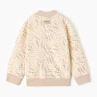 Бомбер детский MINAKU "Nature", цвет бежевый, рост 74-80 см