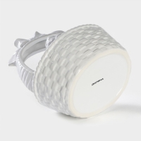 Конфетница Доляна &laquo;Зайка&raquo;, 650 мл, 17&times;14,5&times;18,5 см